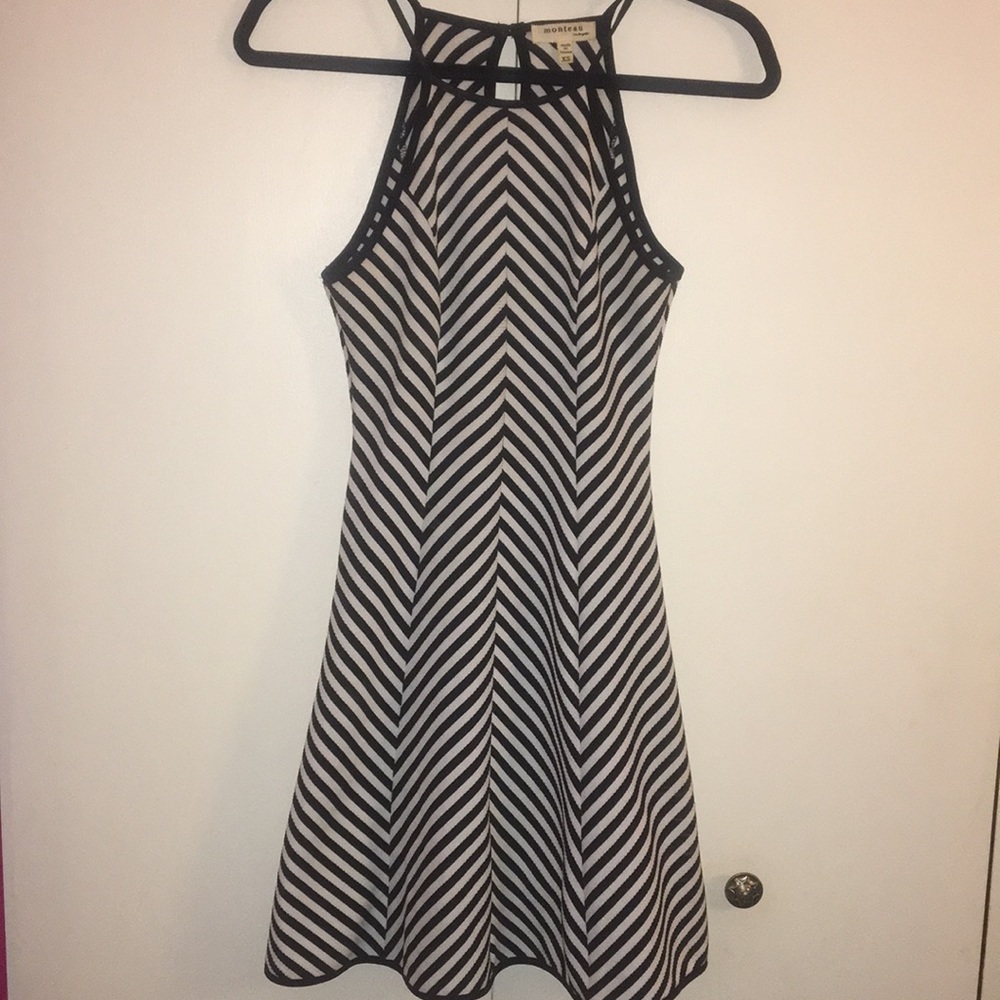 Monteau Black & white dress